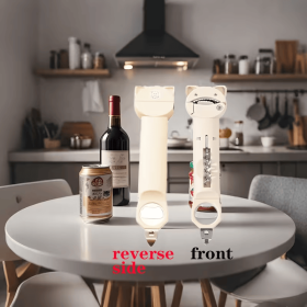 Durable 5-in-1 Jar Opener Set, Food-Grade Labor-Saving Bottle Opener Kit