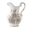 Agatha Stoneware 2-Quart Pitcher, Brown
