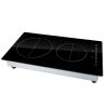 Electric Cooktop, 2 Burners, 12'' Induction Stove Top, Built-in Magnetic Cooktop 3000W, 9 Heating Level Multifunctional Burner