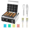 Electric Donut Maker, 1550W Commercial Doughnut Machine with Non-stick Surface, 12 Hole Double-Sided Heating Waffle Machine Makes 12 Doughnuts