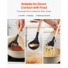 Kitchen Cooking Utensils Set, 50 PCS Silicone Spatula Set with Holder, 428 Fahrenheit Heat Resistant Gadget Spoons Tools, Wooden Handle
