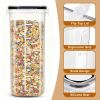 Cereal Container, Food Storage Containers with Lids Airtight Plastic Cereal Keeper Dispenser for Kitchen Pantry, 135 fl oz
