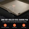 Commercial Griddle, 16.9" Heavy Duty Manual Flat Top Griddle, Countertop Gas Grill with Non-Stick Cooking Plate, Steel Natural Gas Griddle