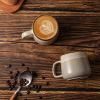 Ceramic Coffee Mugs Set of 4 | 12 oz Stoneware Coffee Cups | Lead-Free