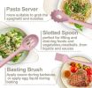 Silicone Cooking Kitchen Utensil Set, 43 Pcs Pink Cooking Utensils Set, Turner, Tongs, Spoon, Spatula, Kitchen Gadgets Tools Set For Nonstick Cookware