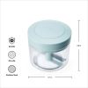 Manual Pull Food Chopper and Processor, Mineral Water