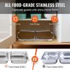 Chafing Dish Buffet Set, 8 Qt 4 Pack, Stainless Chafer with 4 Full Size Pans