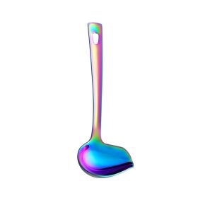 Oil Spoon Thickened Soup Spoon Pouring Sauce Spoon (Type: Tableware, Color: Colorful)